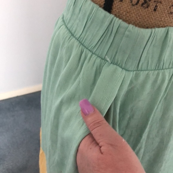 Torrid Colorblock Tiered Maxi Skirt w/Pockets Sz 1X - Picture 7 of 16